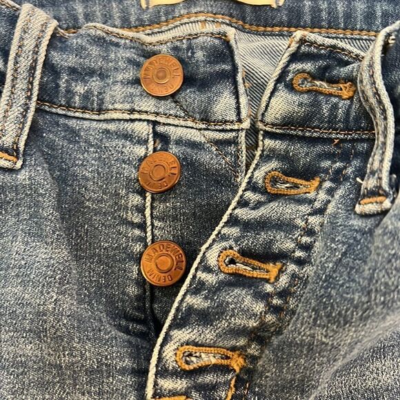 MADEWELL womens skinny crop 9” mid- rise size 25 jeans. 9/10 condition - Picture 6 of 9